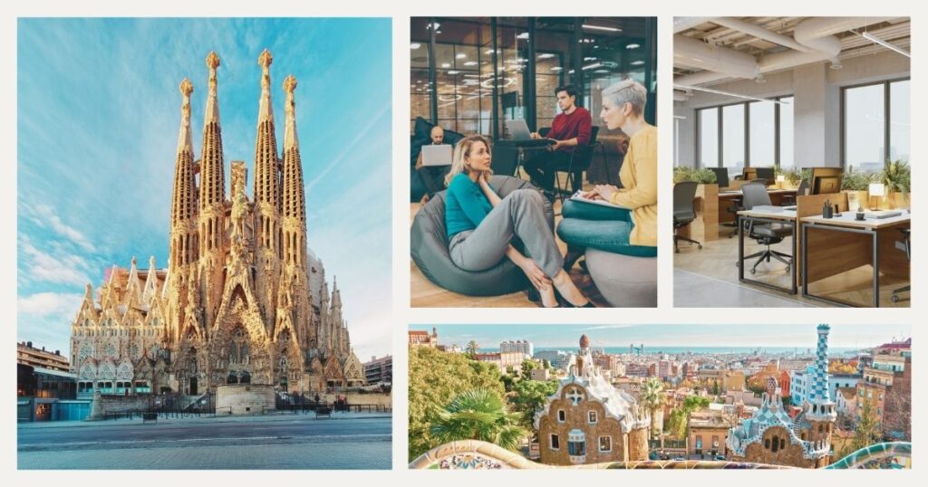 digital nomads working remotely from Barcelona