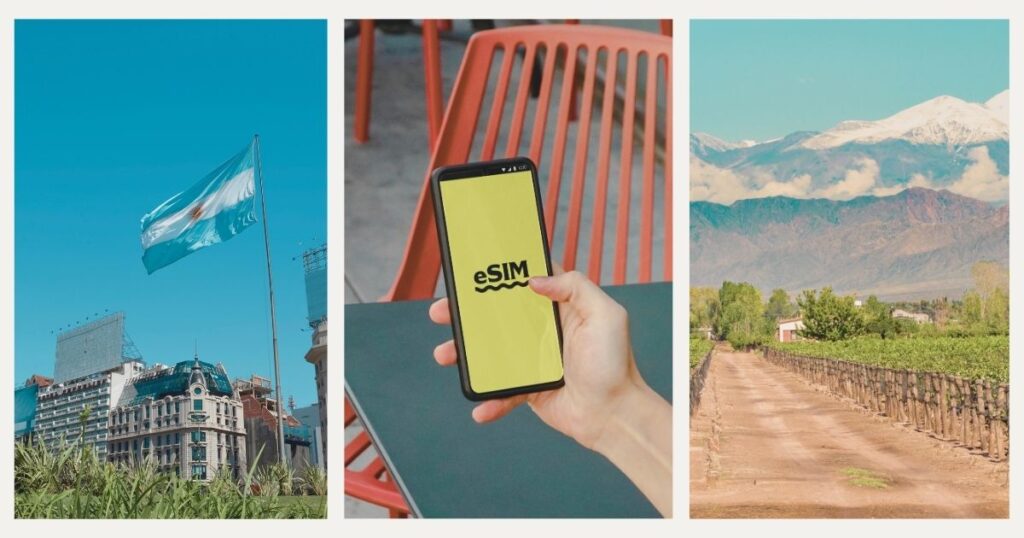 persona activando esim en Argentina