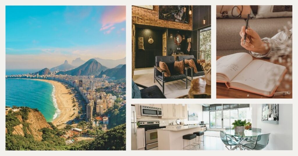 person calculating costs of living in Brazil for digital nomads