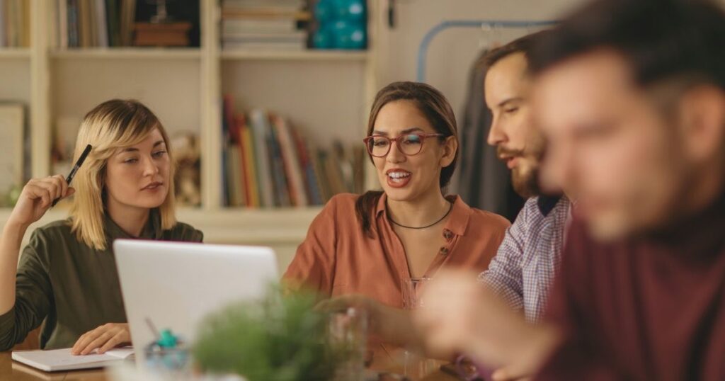 digital nomads working from a coworking place in Italy