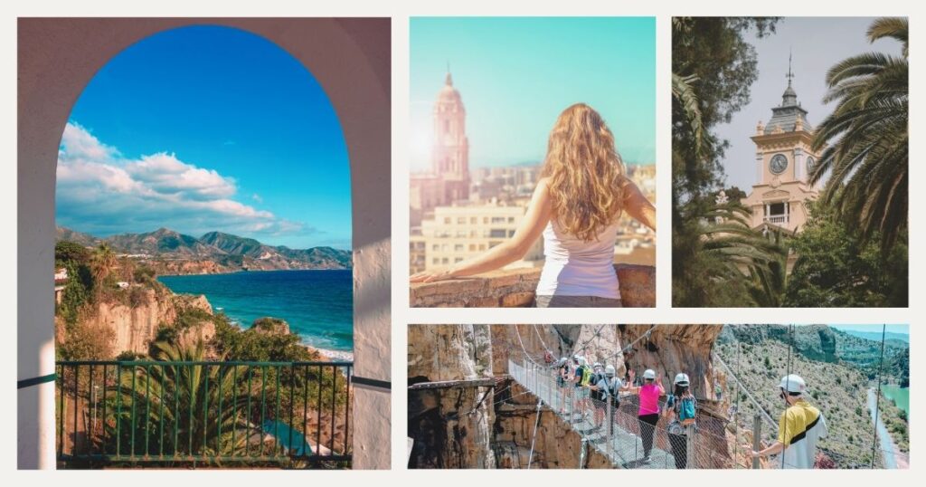 woman enjoying Malaga places