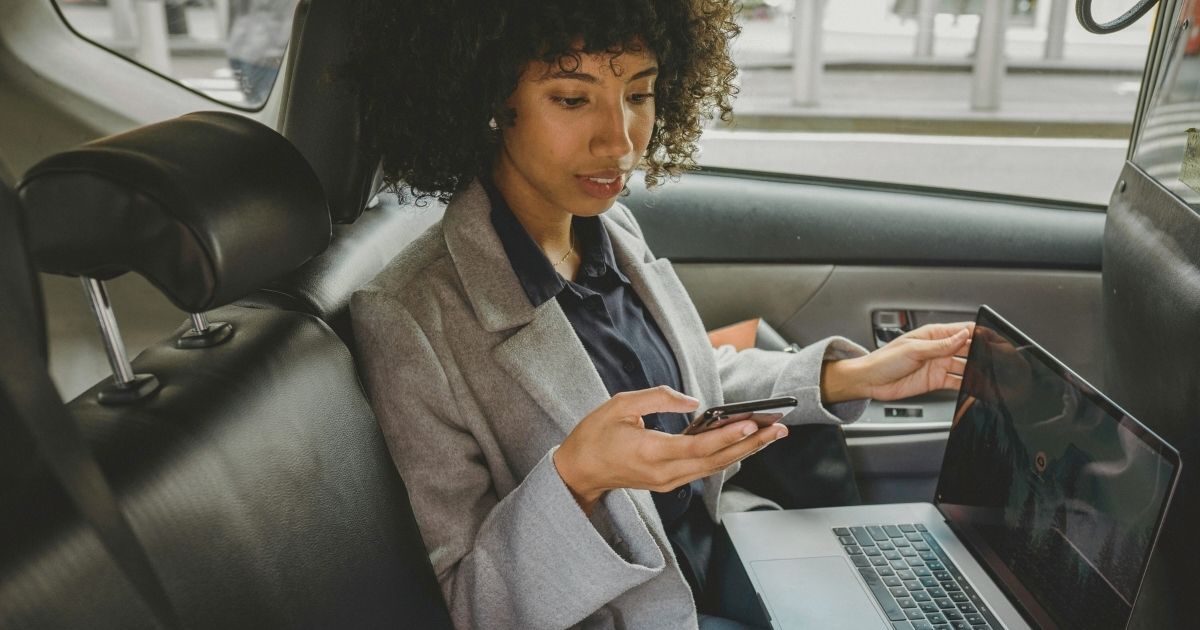 woman applying for the digital nomad visa program