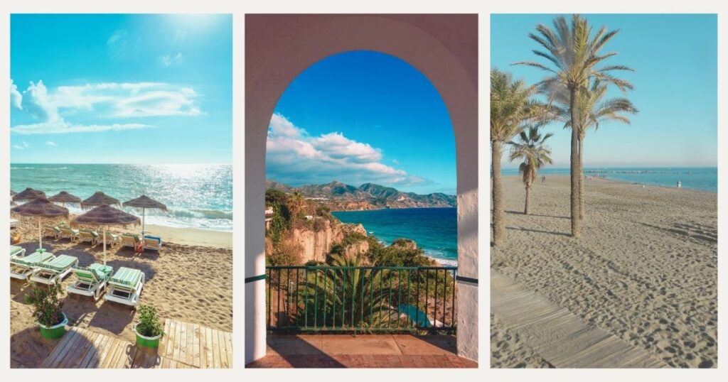 Eastern beach areas in Malaga