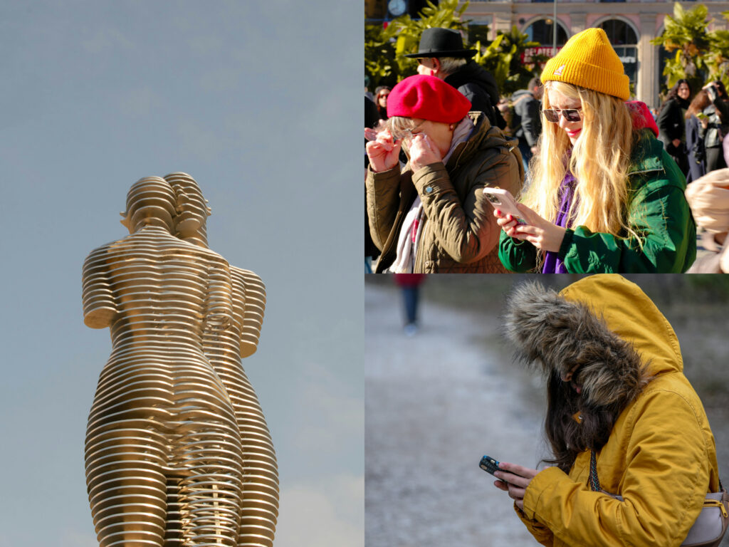 monumento-mujeres-telefonos-moviles-internet-georgia