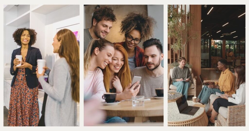 nomadas digitales haciendo networking