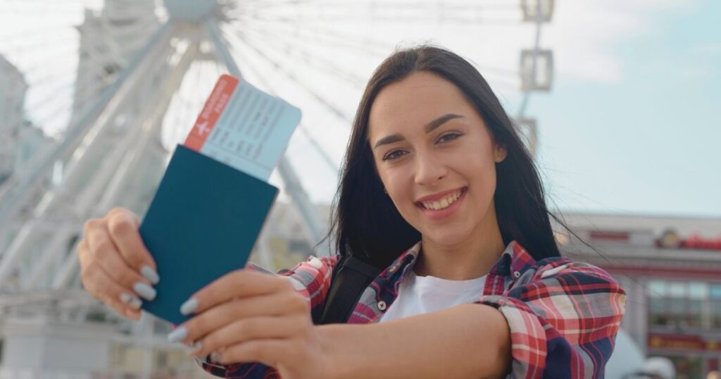 woman enjoying her life in Mexico with resident visa
