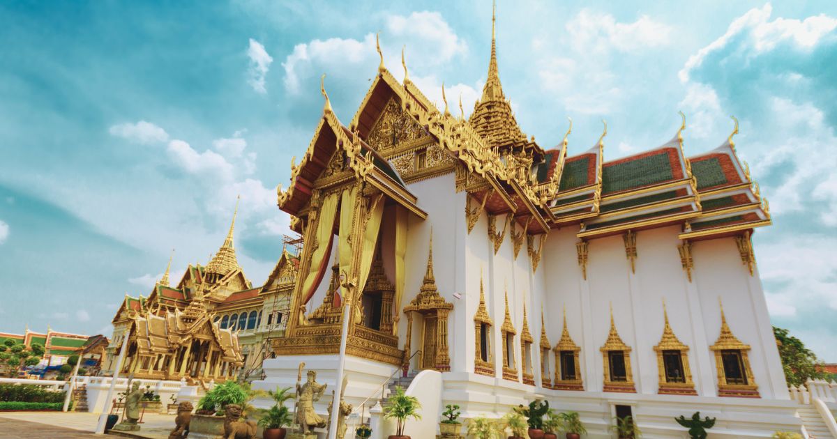 hermoso paisaje de punto turistico en Bangkok