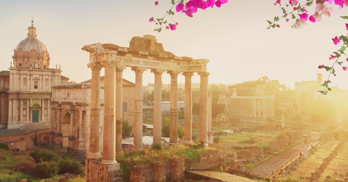 hermoso paisaje de punto turistico en Roma