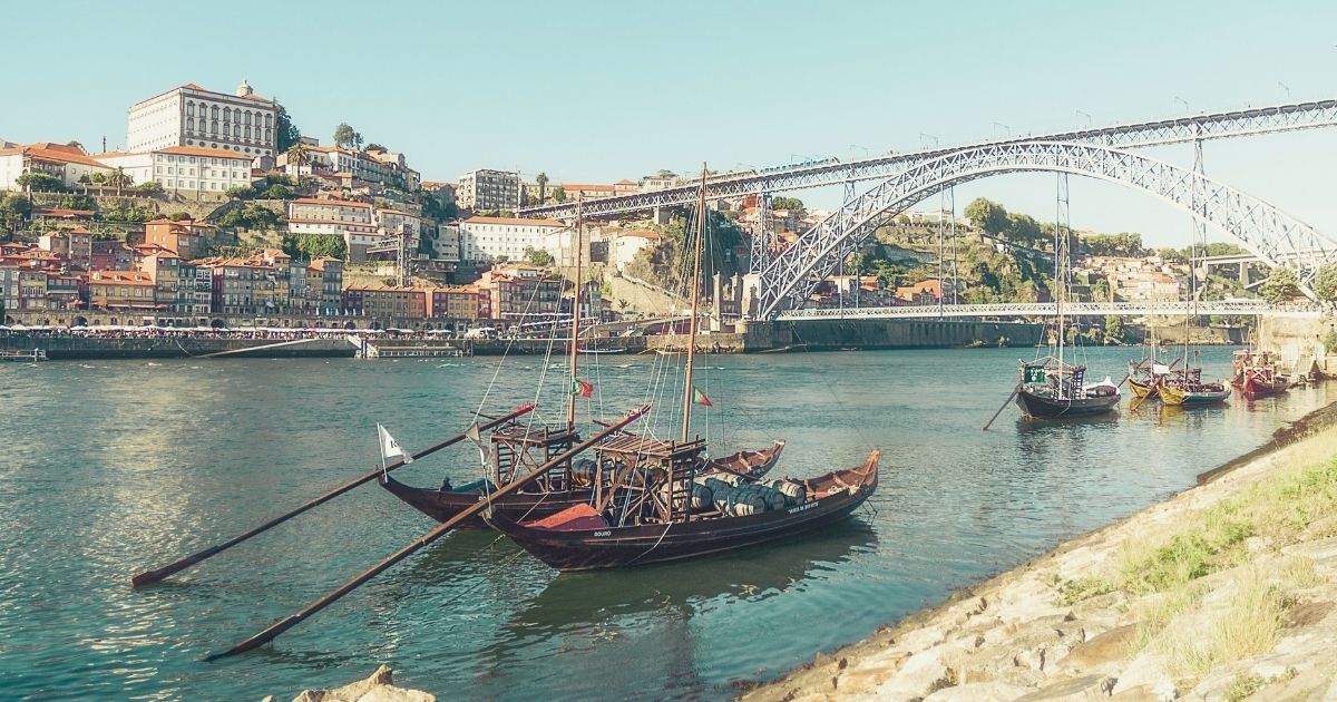nice view of city in Portugal