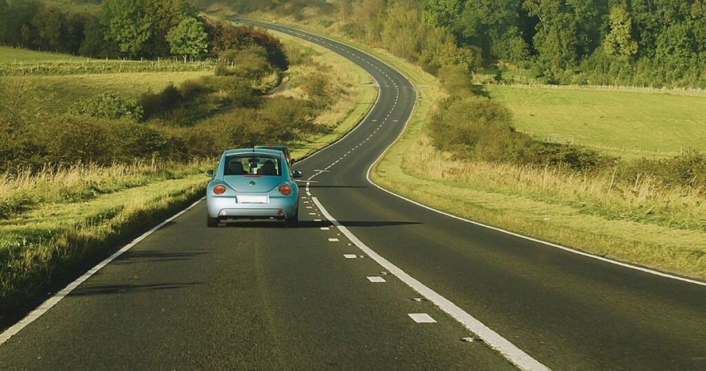 conduciendo un coche en Portugal