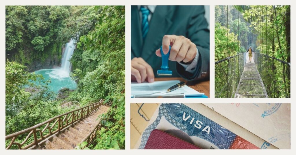persona disfrutando de su viaje a Costa Rica