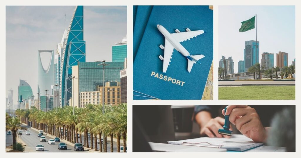 agente aprobando visa para Arabia Saudi