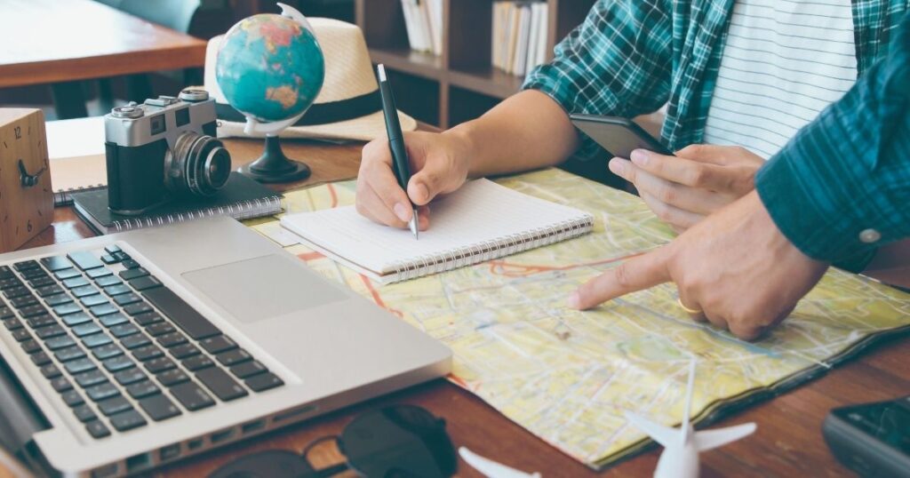 person choosing the best travel insurance