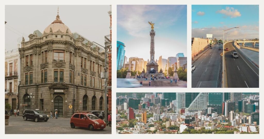 hermosos paisajes de calles en Mexico