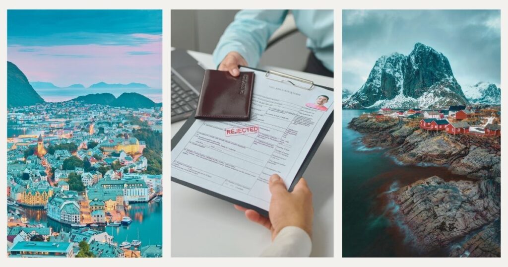 visa Noruega siendo rechazada