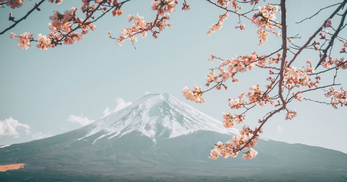 hermoso paisaje de Japón
