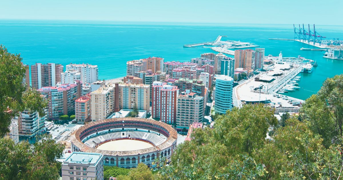 nice view of beach in Malaga