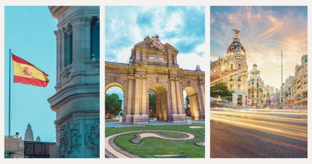 nice views of the best neighborhoods in Madrid and areas to live in as a digital nomad