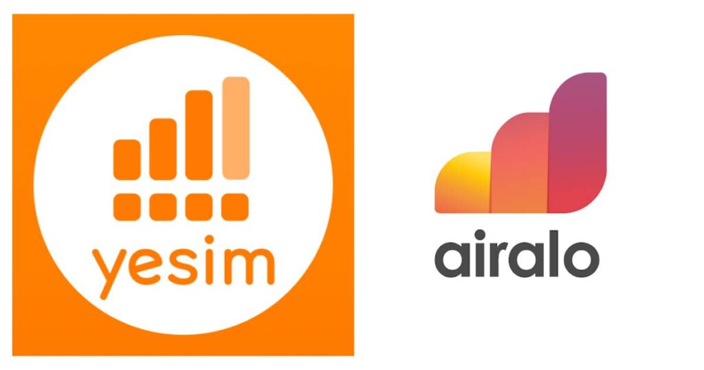 Comparación de cobertura y velocidad entre Yesim vs Airalo