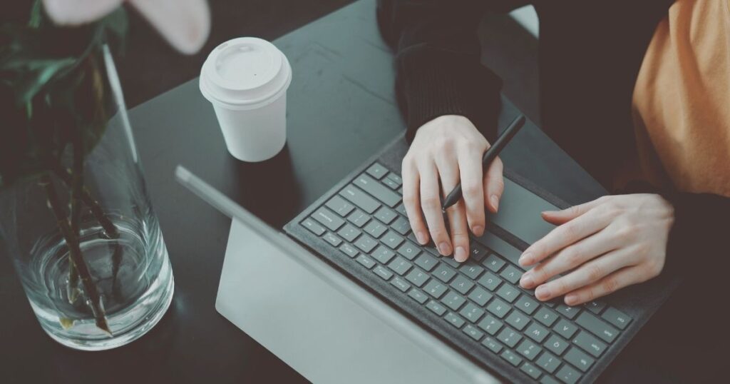 woman using the best vpn for remote work