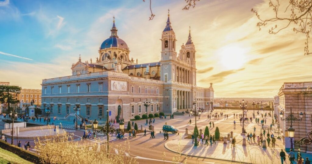 beautiful picture of city in Madrid