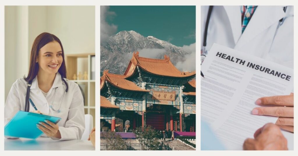 doctora atendiendo paciente en China atraves del seguro medico