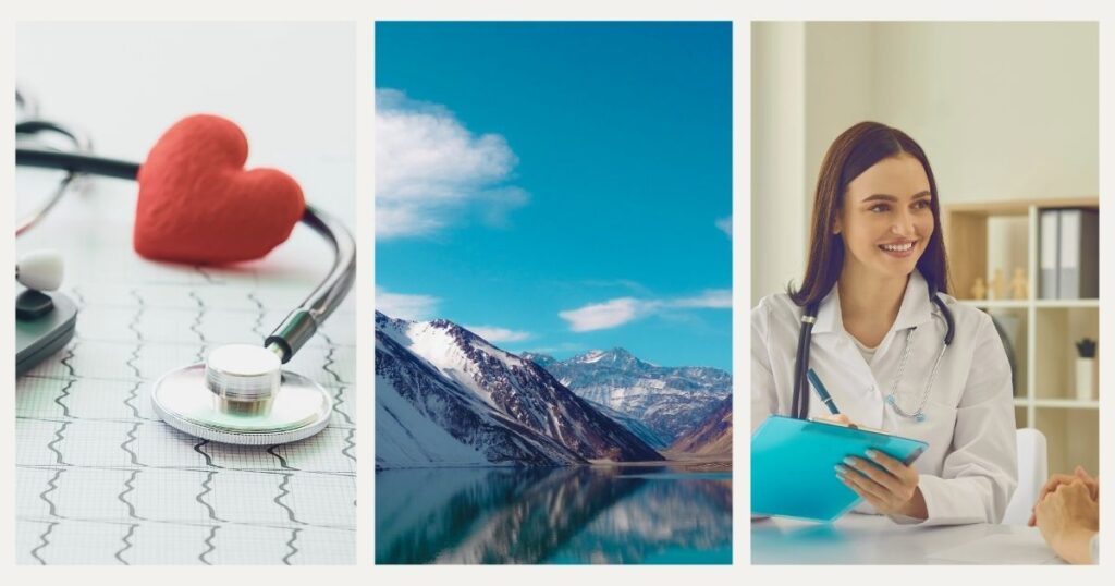 doctora atendiendo atraves del seguro medico en Chile