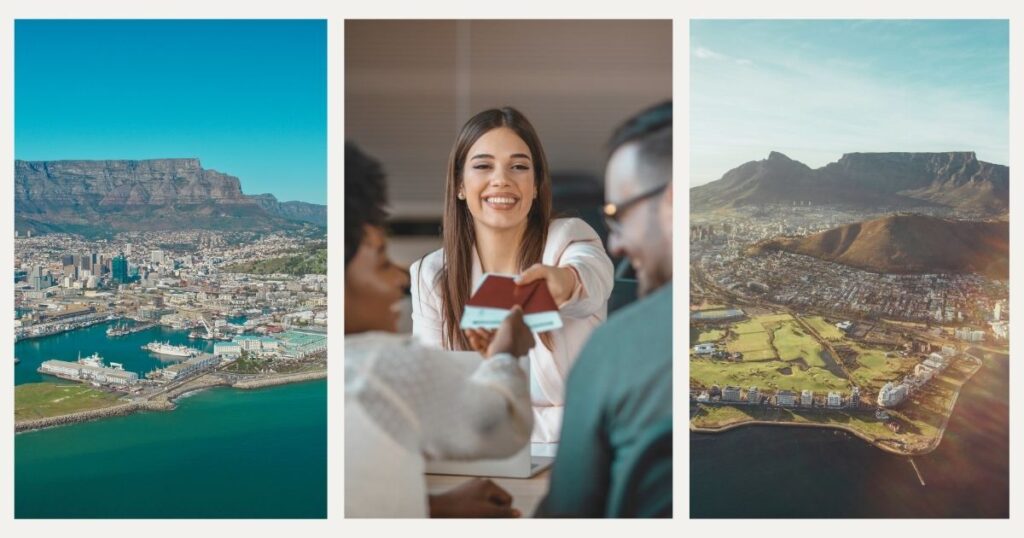 pareja solicitando visa para Sudafrica