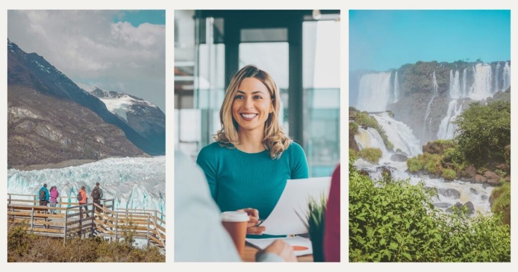 mujer eligiendo el mejor seguro viaje a Argentina