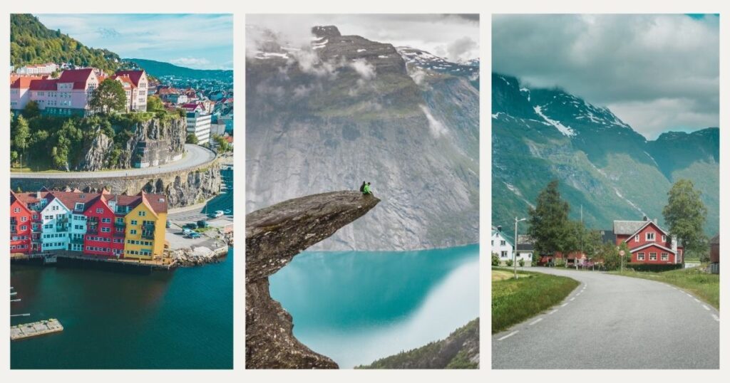 hermosos paisajes de Noruega