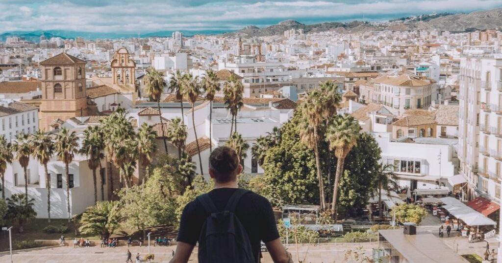 digital nomad man living in Malaga