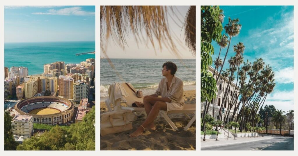 digital nomad man living in Malaga