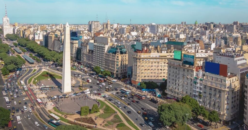 paisaje de una de las ciudades mas seguras de Argentina