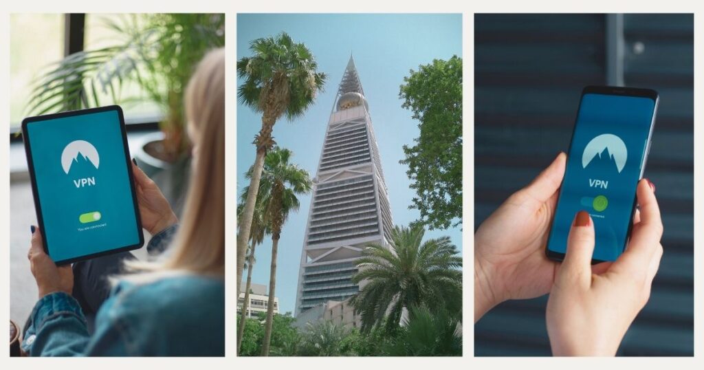 mujer eligiendo una vpn en Arabia Saudi