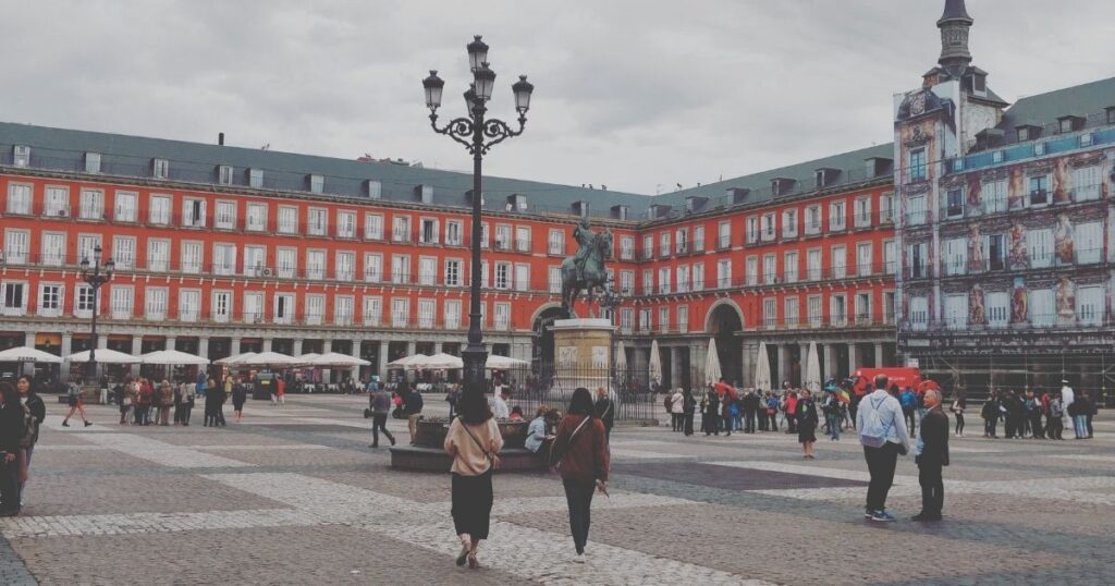 nice view of Madrid