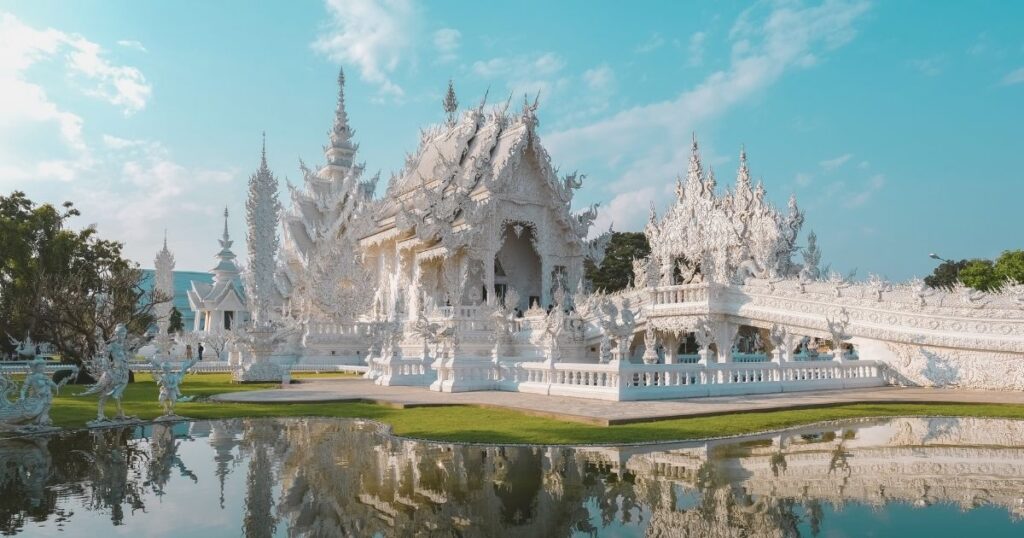 uno de los famosos templos sagrados en Tailandia