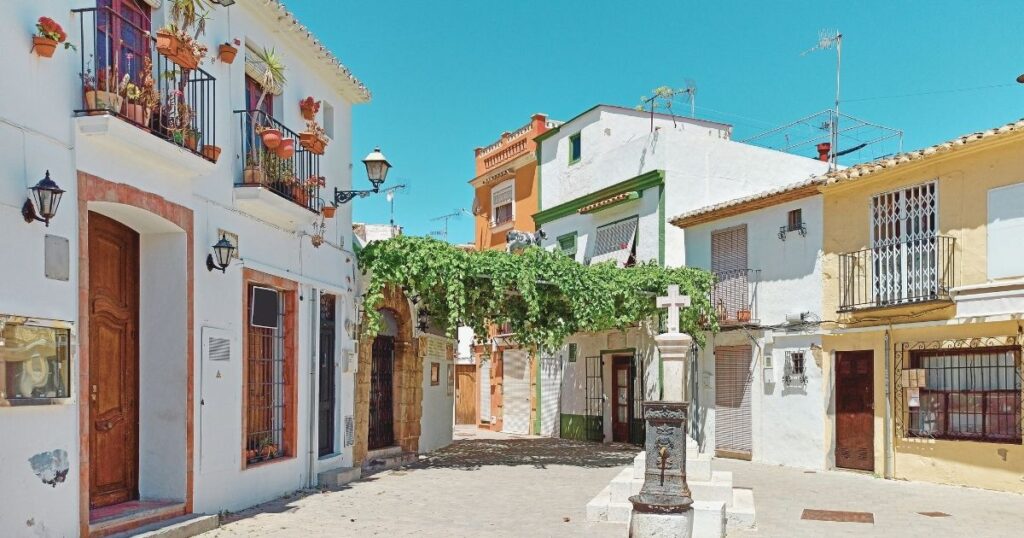 nice view of houses in Malaga