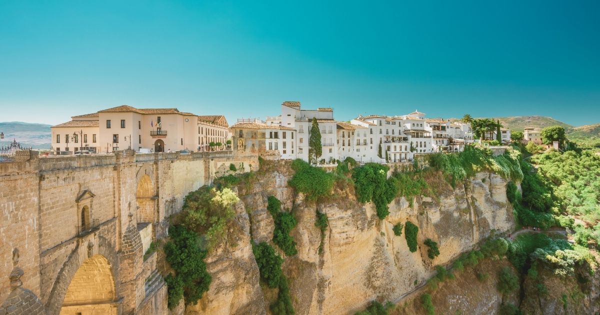 beautiful view of Malaga