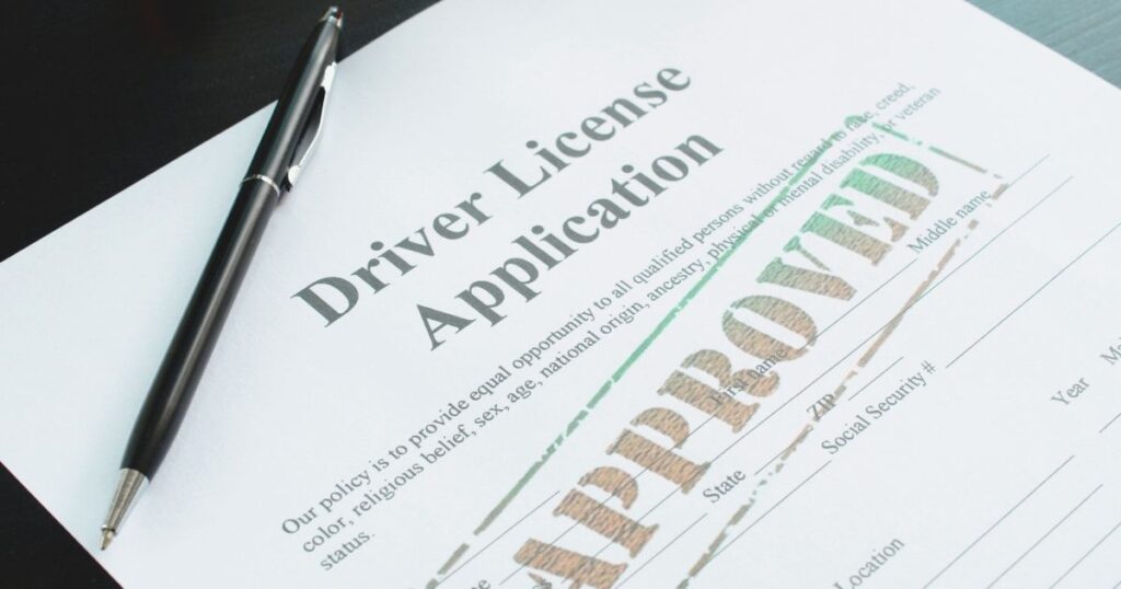 driver license application approved in Spain