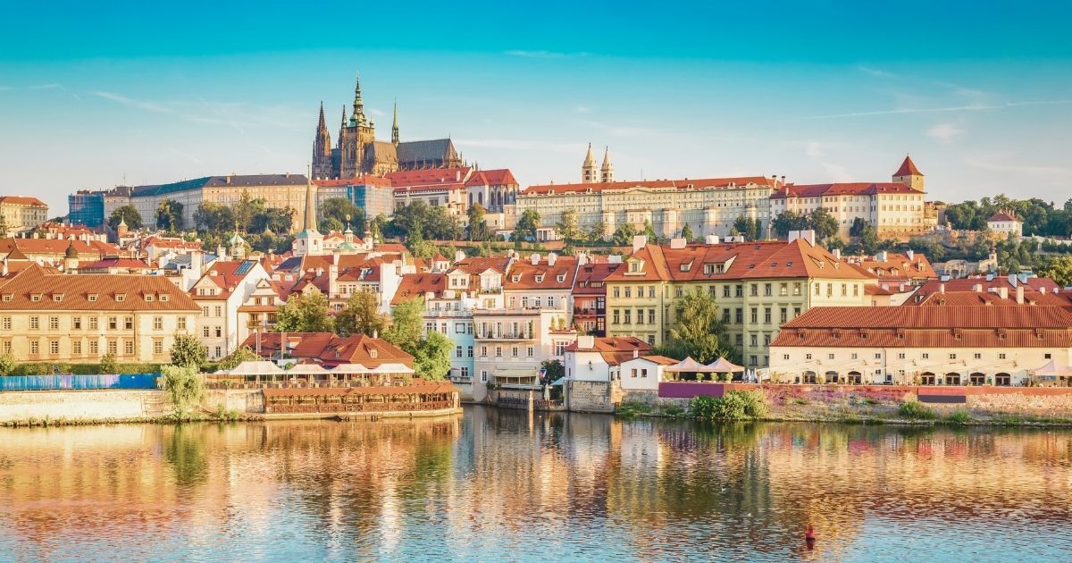 hermoso paisaje de la ciudad de Praga
