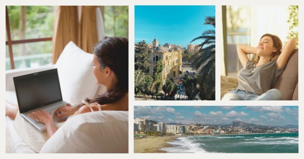 digital nomads women taking advantages of living in Malaga