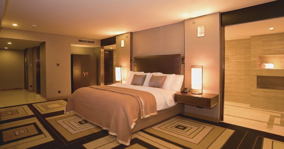 a room of a beautiful boutique hotel in Malaga
