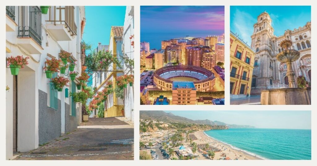 nice view of Malaga