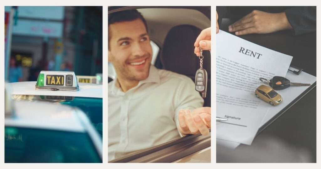 man using a private transport to get from Malaga to Marbella