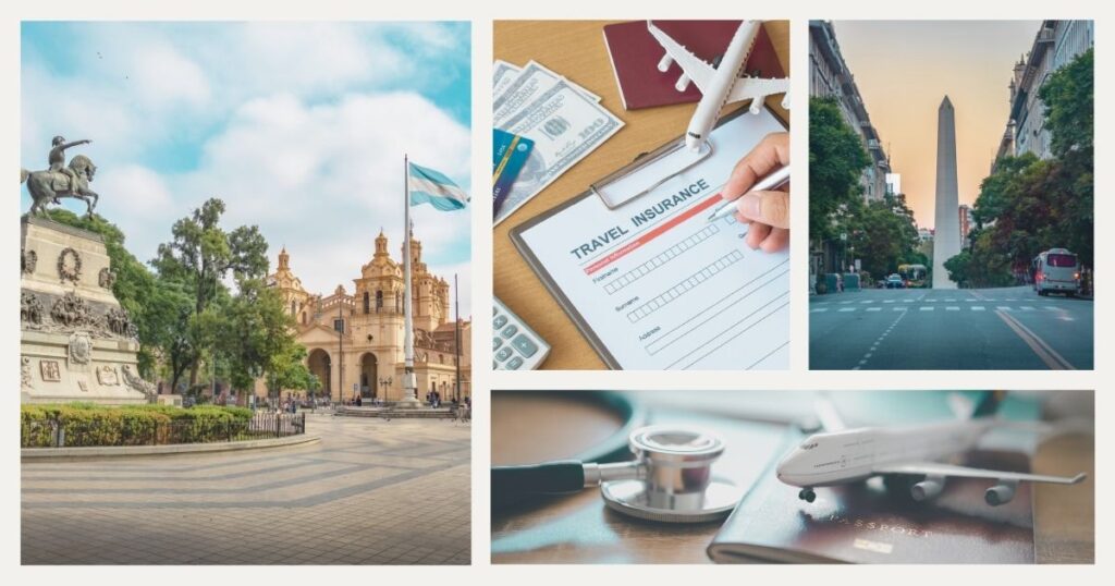 persona contratando seguro viaje a Argentina