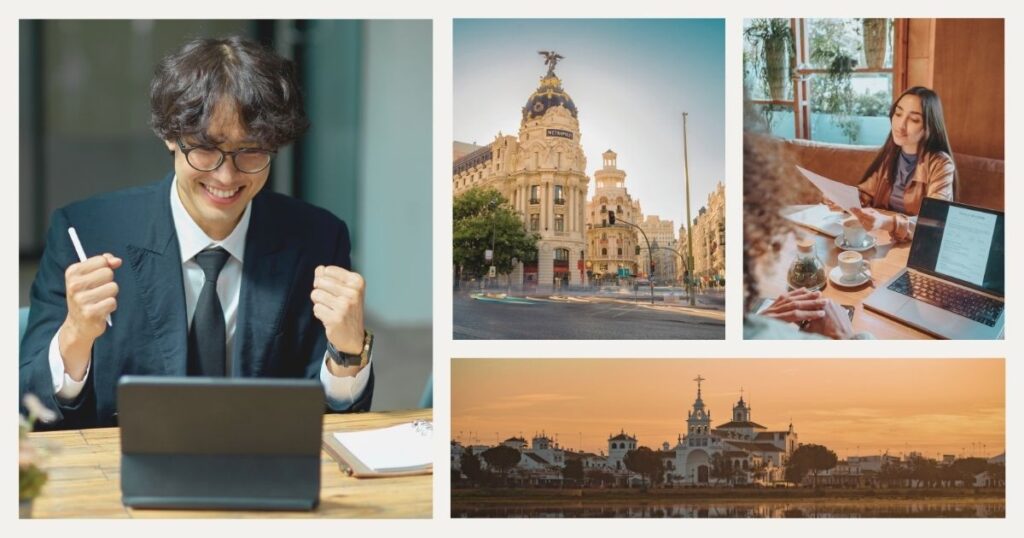 digital nomads working remotely in Spain