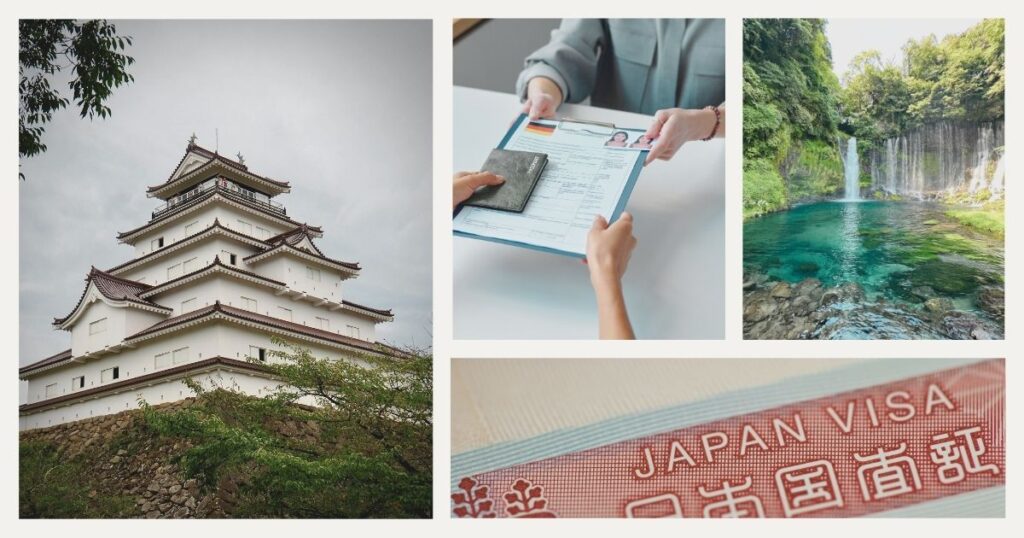 persona obteniendo visa para viajar a Japon