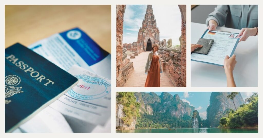 mujer mexicana explorando Tailandia
