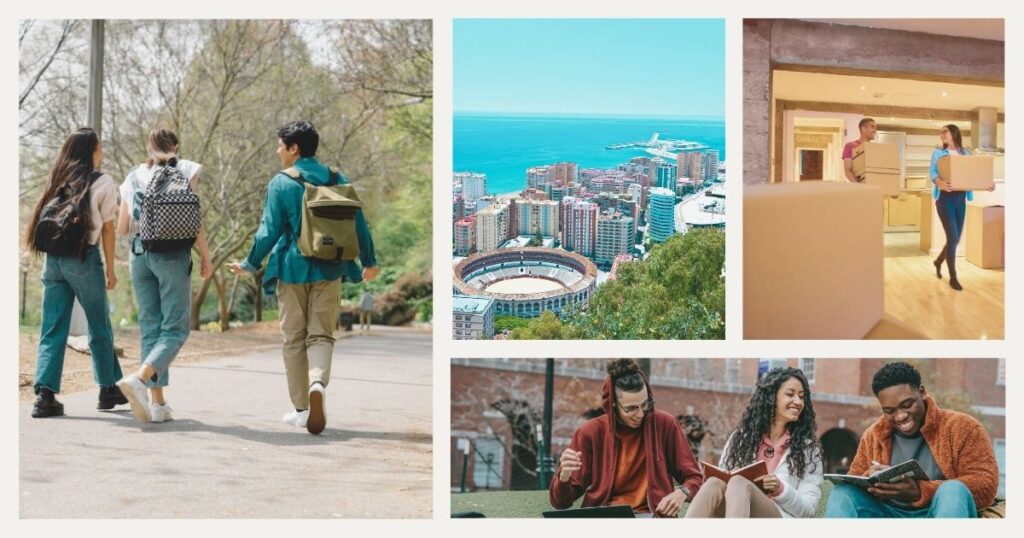young people living in an student accommodation in Malaga