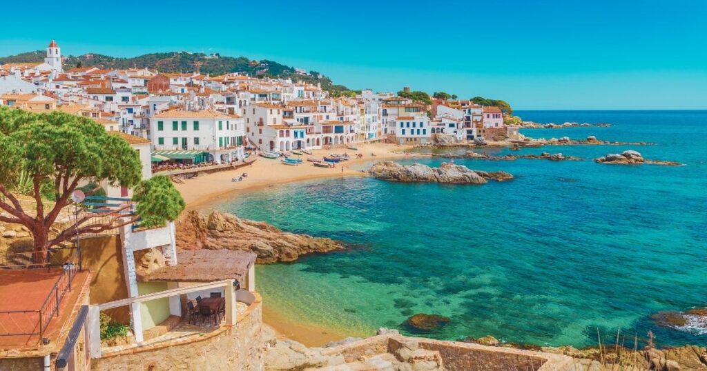 nice view of a beach in Barcelona